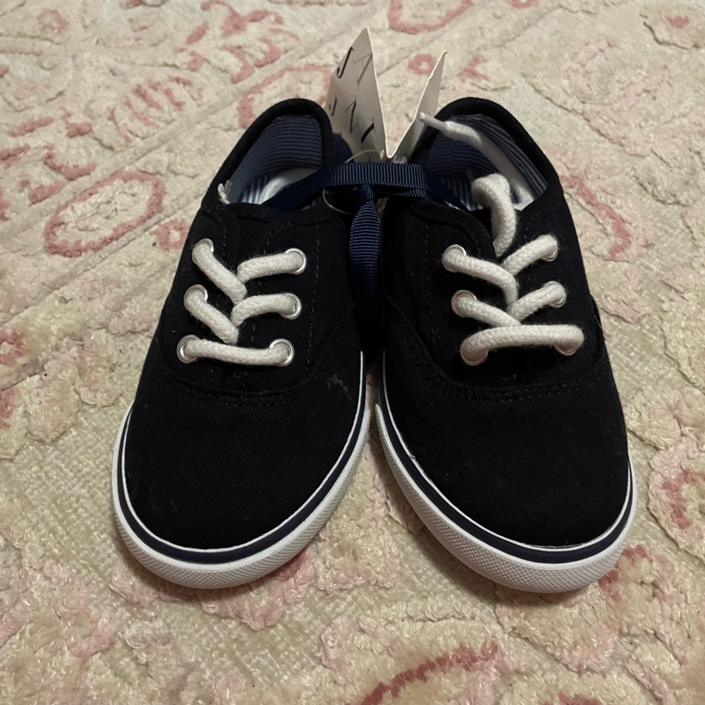 Navy kids shoe